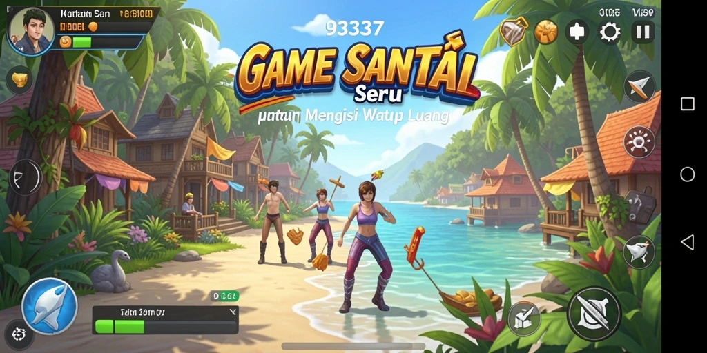 Tampilan gameplay <strong>93337</strong> yang penuh warna dan menyenangkan.