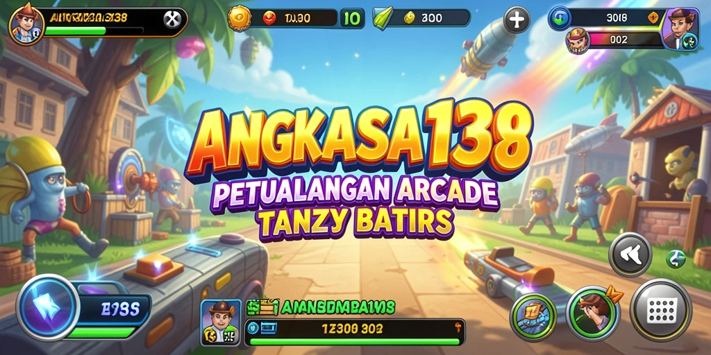 Screenshot gameplay ANGKASA138 yang menampilkan aksi seru dalam permainan arcade.