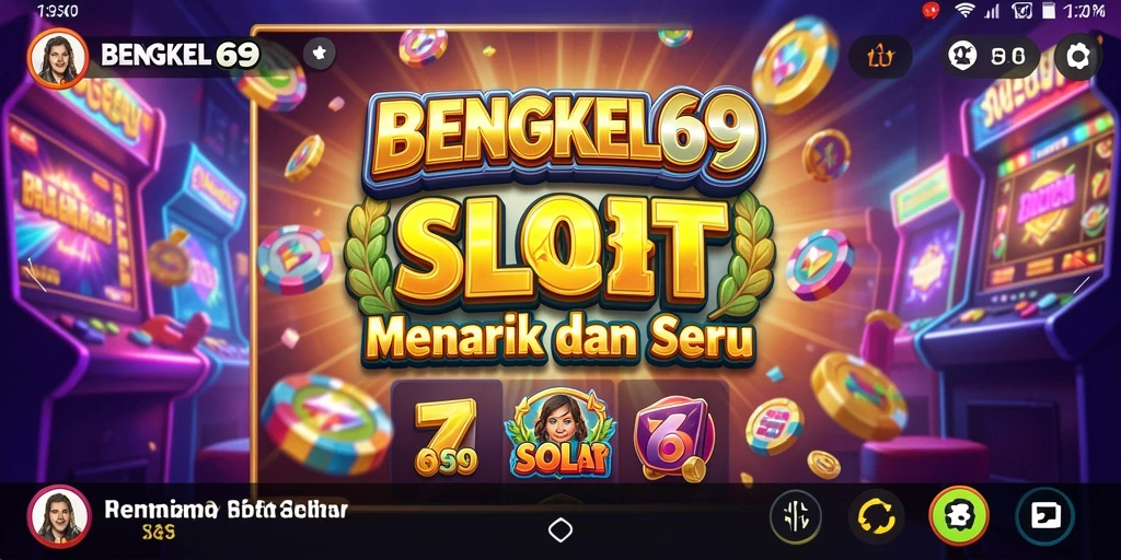 Screenshot utama gameplay BENGKEL69 menampilkan keseruan bermain Slot.