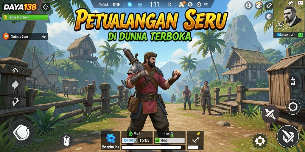 Tangkapan layar menarik dari gameplay dunia terbuka