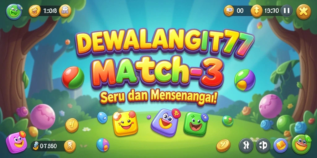 Tampilan gameplay seru DEWALANGIT77 yang penuh warna.