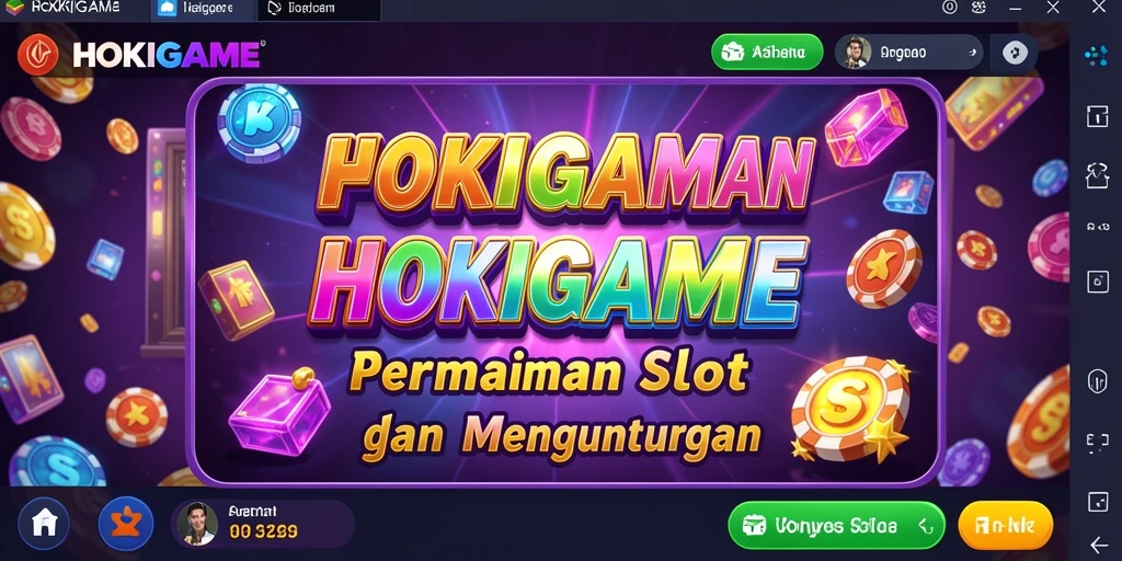 Tampilan gameplay seru dan menarik dari HOKIGAME Slot.
