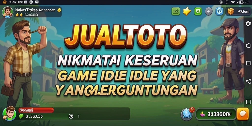 Screenshot menunjukkan gameplay Idle yang menarik dan menyenangkan.
