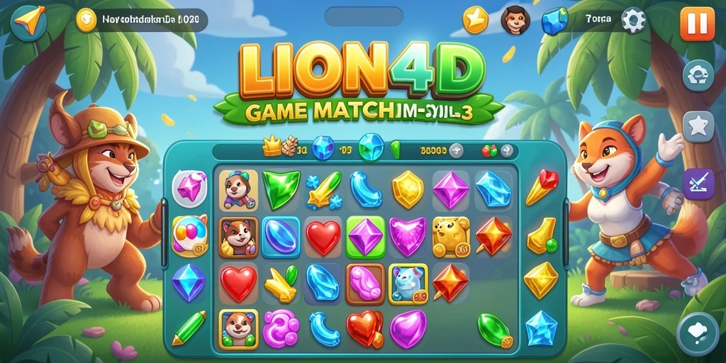 Gameplay seru LION4D yang penuh warna dan tantangan.