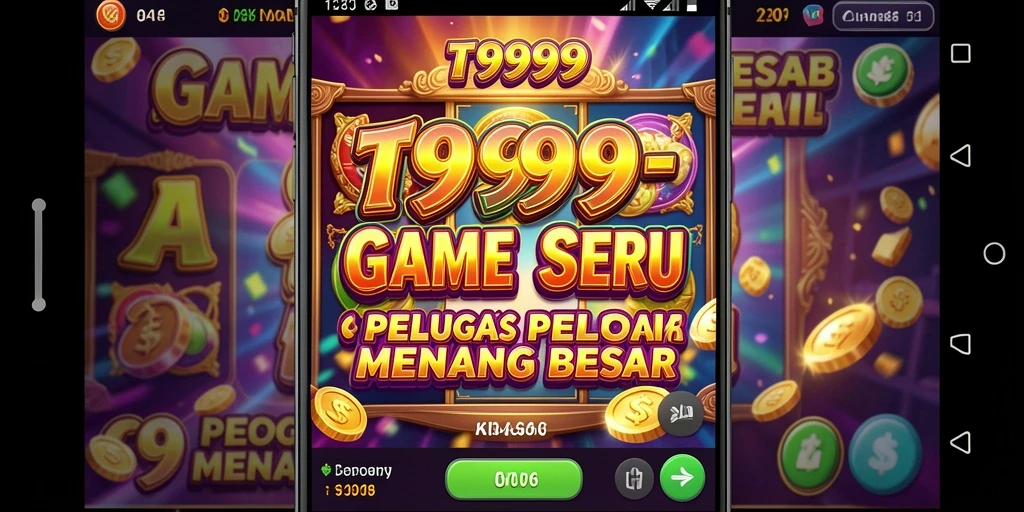 Tampilan gameplay menarik dari T9999 dalam aksi Slot.