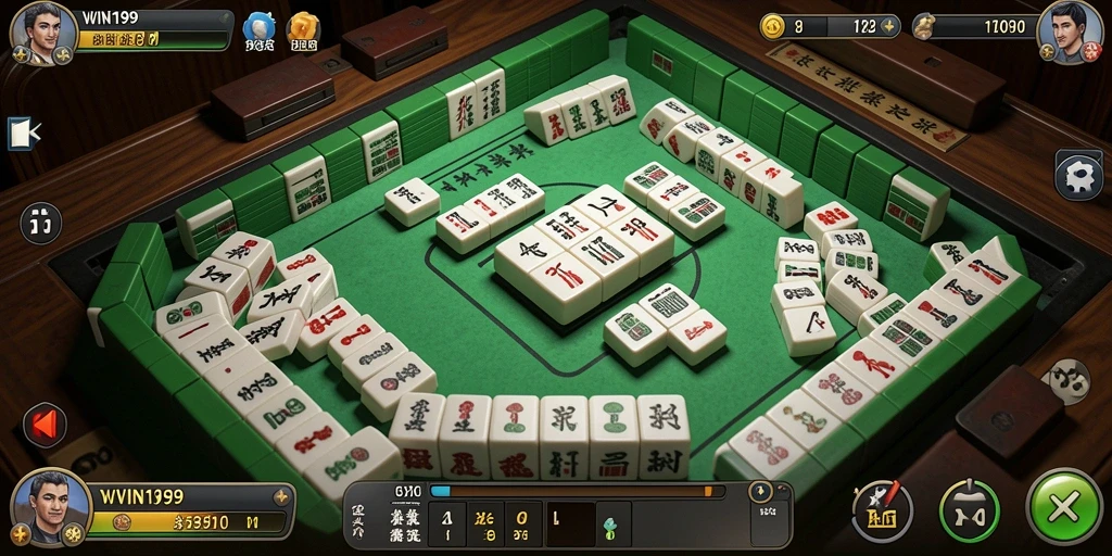 Gameplay Mahjong seru dengan grafik menarik di WIN199.